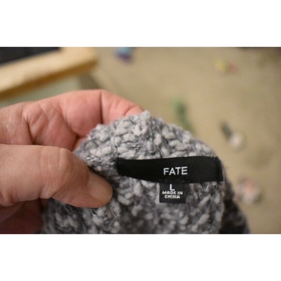 Women's Fate Mauve Purple Chinky Knit Sweater Size L - Picture 6 of 8